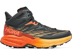 Bota Hoka Speedgoat 5 Mid GTX preta/laranja