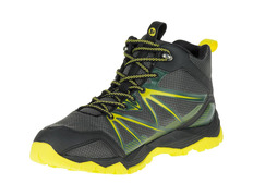 Bota Merrell Capra Rise Mid WTPF Verde / Amarelo / Preto