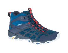 Bota Merrell Moab FST 2 Mid GTX Azul / Laranja