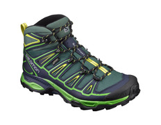 Bota Salomon X Ultra Mid 2 GTX Verde / Lima / Preto