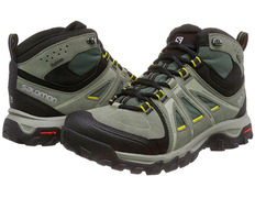 Botas Salomon Evasion Mid GTX Areia / Preto / Mostarda