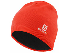 Salomon Beanie Hat Tomato Red