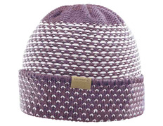 Salomon Laura Beanie Chapéu Roxo / Branco