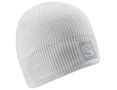 Salomon Logo Beanie Cap White