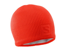 Salomon logo gorro tomate vermelho