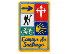 Patch de Símbolos do Caminho de Santiago Multicolor