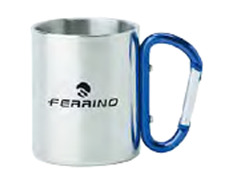 Caneca Ferrino Inox com mosquetão na alça