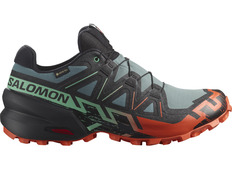 Sapato Salomon Speedcross 6 GTX cinza/preto/laranja