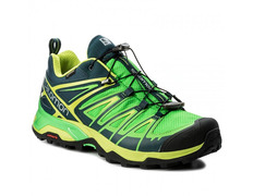 Salomon X Ultra 3 GTX sapato verde / limão / preto