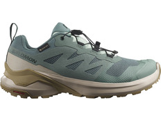 Sapato Salomon X-Adventure GTX W Aquamarine/Bege