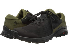 Salomon X revela sapatos GTX preto / cáqui