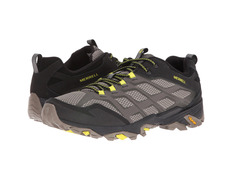 Merrell Moab Fst sapato preto / cinza / amarelo