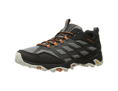 Merrell Moab Fst sapato preto / cinza / laranja