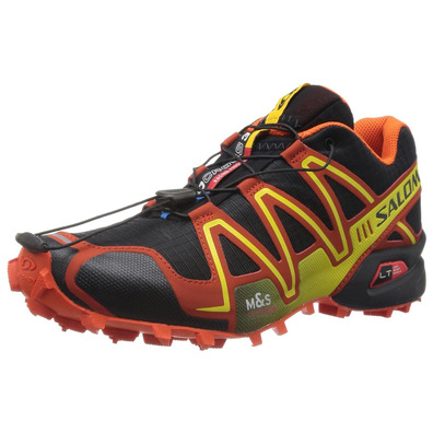 Sapato Salomon Speedcross 3 Preto / Laranja / Amarelo