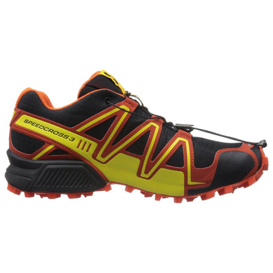 Sapato Salomon Speedcross 3 Preto / Laranja / Amarelo