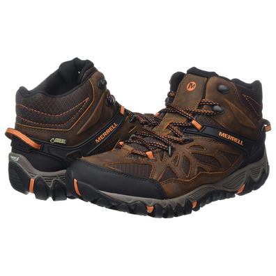 Ventilador Bota Merrell All Out Blaze Mid GTX Marrón