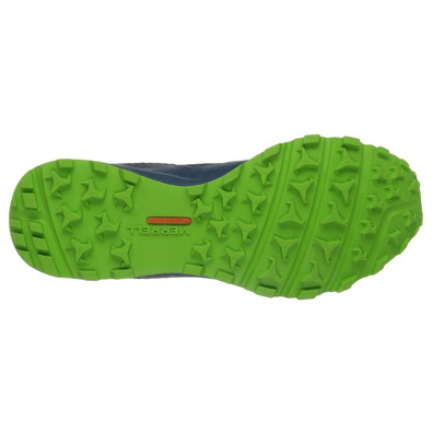 Merrell All Out Crush Light Sapato Azul / Verde