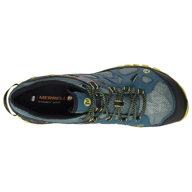 Zapato Merrell All Out Blaze Aero Sport Azul / Amarillo