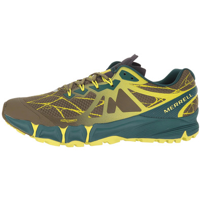 Merrell Agility Peak Flex Mustard / Blue Shoe