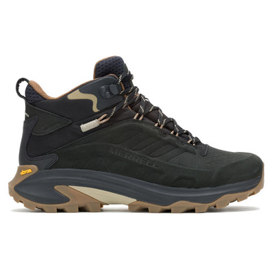 Bota Merrell Moab Speed 2 LTR Mid WP Preta/Azeitona