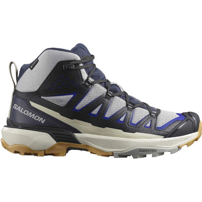 Bota Salomon X Ultra 360 Edge Mid GTX preta/branca/roxa