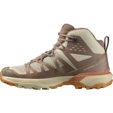 Bota Salomon X Ultra 360 Edge Mid GTX W Bege/Marrom