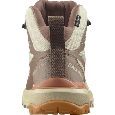 Bota Salomon X Ultra 360 Edge Mid GTX W Bege/Marrom