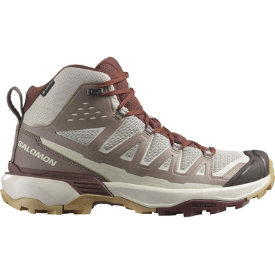 Bota Salomon X Ultra 360 Edge Mid GTX W marrom/bege/branco