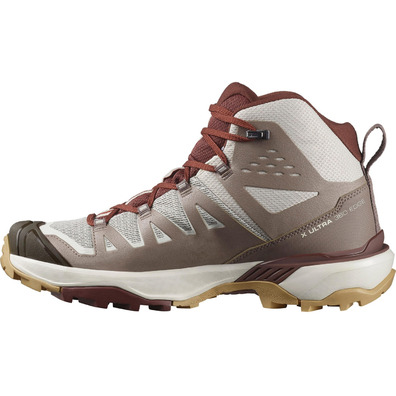 Bota Salomon X Ultra 360 Edge Mid GTX W marrom/bege/branco