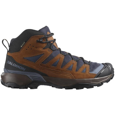 Bota Salomon X Ultra 360 Ltr Mid Gtx Marrom/Indigo