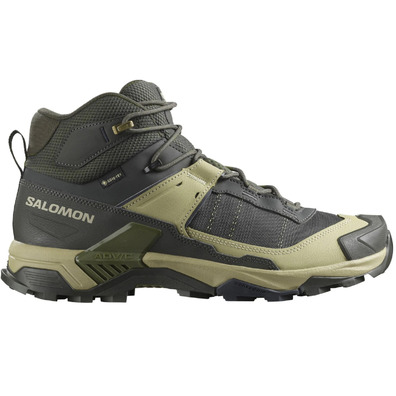 Bota Salomon X Ultra 5 Mid GTX Cinza/Verde