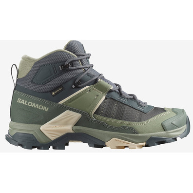 Bota Salomon X Ultra 5 Mid GTX W Verde