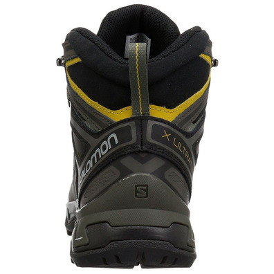 Botas Salomon X Ultra 3 Mid GTX cáqui / pretas / mostarda