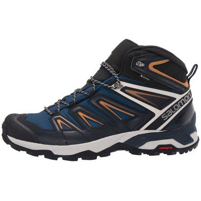 Botas Salomon X Ultra 3 Mid GTX Marinho / Preto / Ouro