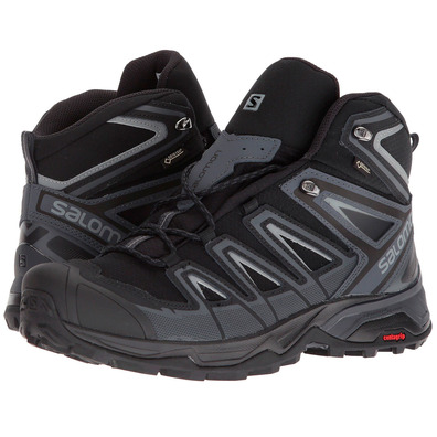 Botas Salomon X Ultra 3 Wide Mid GTX Negro / Gris