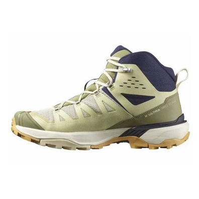 Botas Salomon X Ultra 360 Edge Mid GTX Bege/Verde