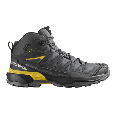 Botas Salomon X Ultra 360 Mid Preto/Cinza/Amarelo