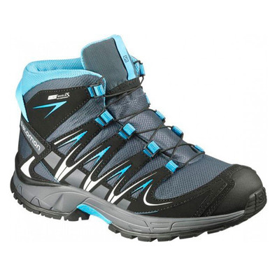 Botas Salomon XA PRO 3D MID CSWP K pretas / cinza / azuis