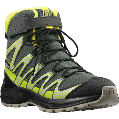 Botas Salomon XA PRO V8 Inverno CSWP J Verde