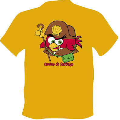 Camiseta infantil Angry Birds - Camino de Santiago