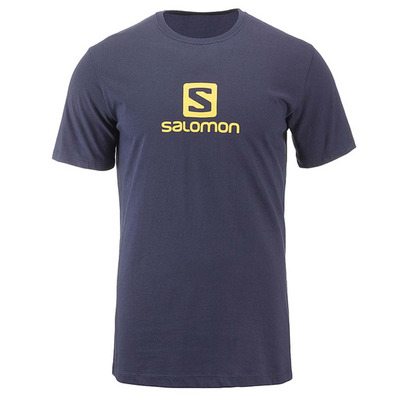 Camiseta Salomon Algodão Logo SS Tee Marino