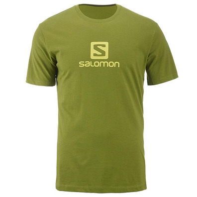 Camiseta Salomon Algodão Logo SS Tee Verde