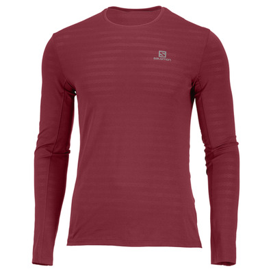 Camiseta Salomon XA LS Tee M Biking Vermelho