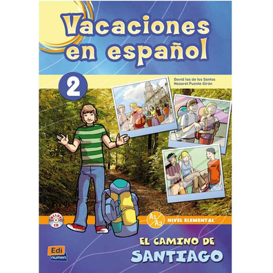 Caderno de férias espanhol O Caminho de Santiago