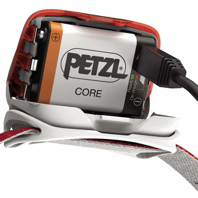 Front Petzl Actik Core Red