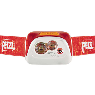 Front Petzl Actik Core Red