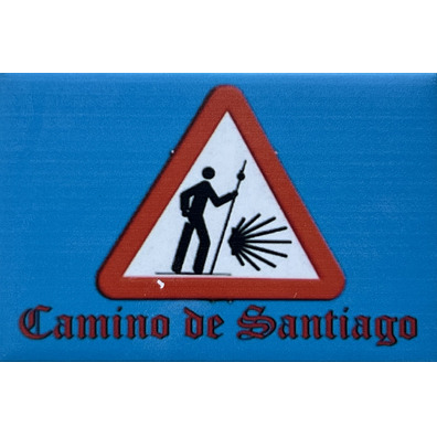 Emblema magnético Sinal de peregrino