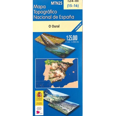 Mapa O Oural 124-III Escala 1:25.000 IGN