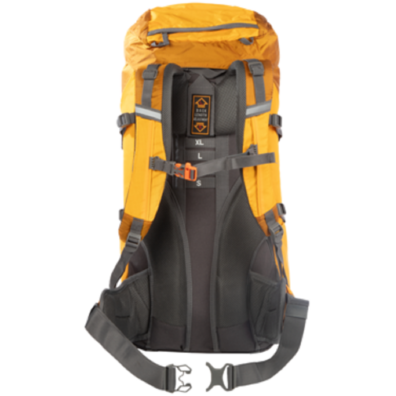 Mochila Elementerre Talca 50 L amarelo