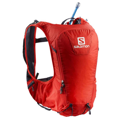 Conjunto de mochila vermelha Salomon Adv Skin Pro 10